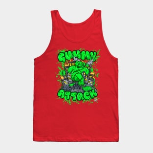 Attack of the Gummybear Green Tank Top